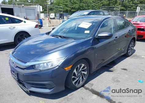 2017 Honda Civic Ex from USA, damaged, VIN 19XFC2F76HE214219